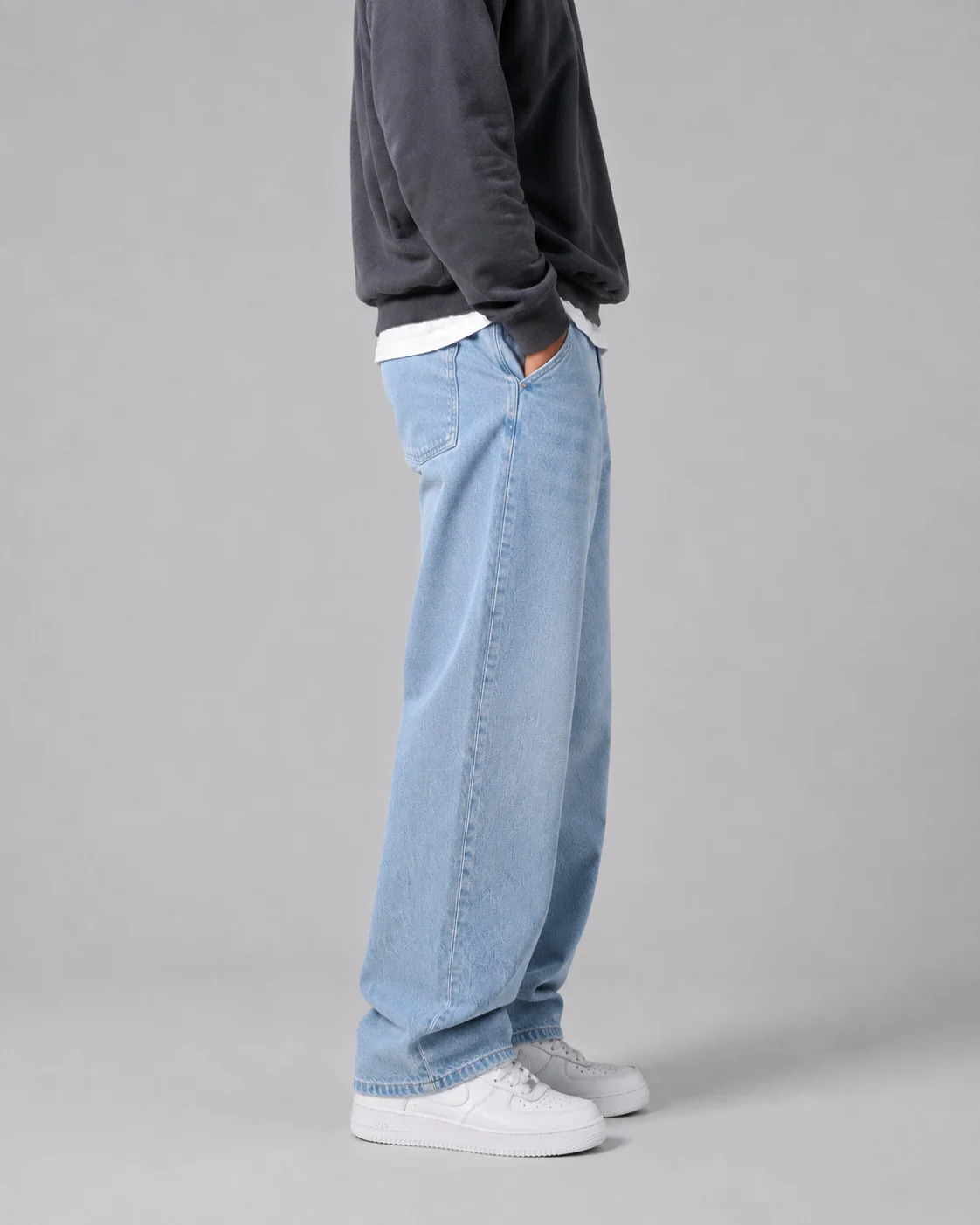 Light Blue Wide-Leg Jeans preview