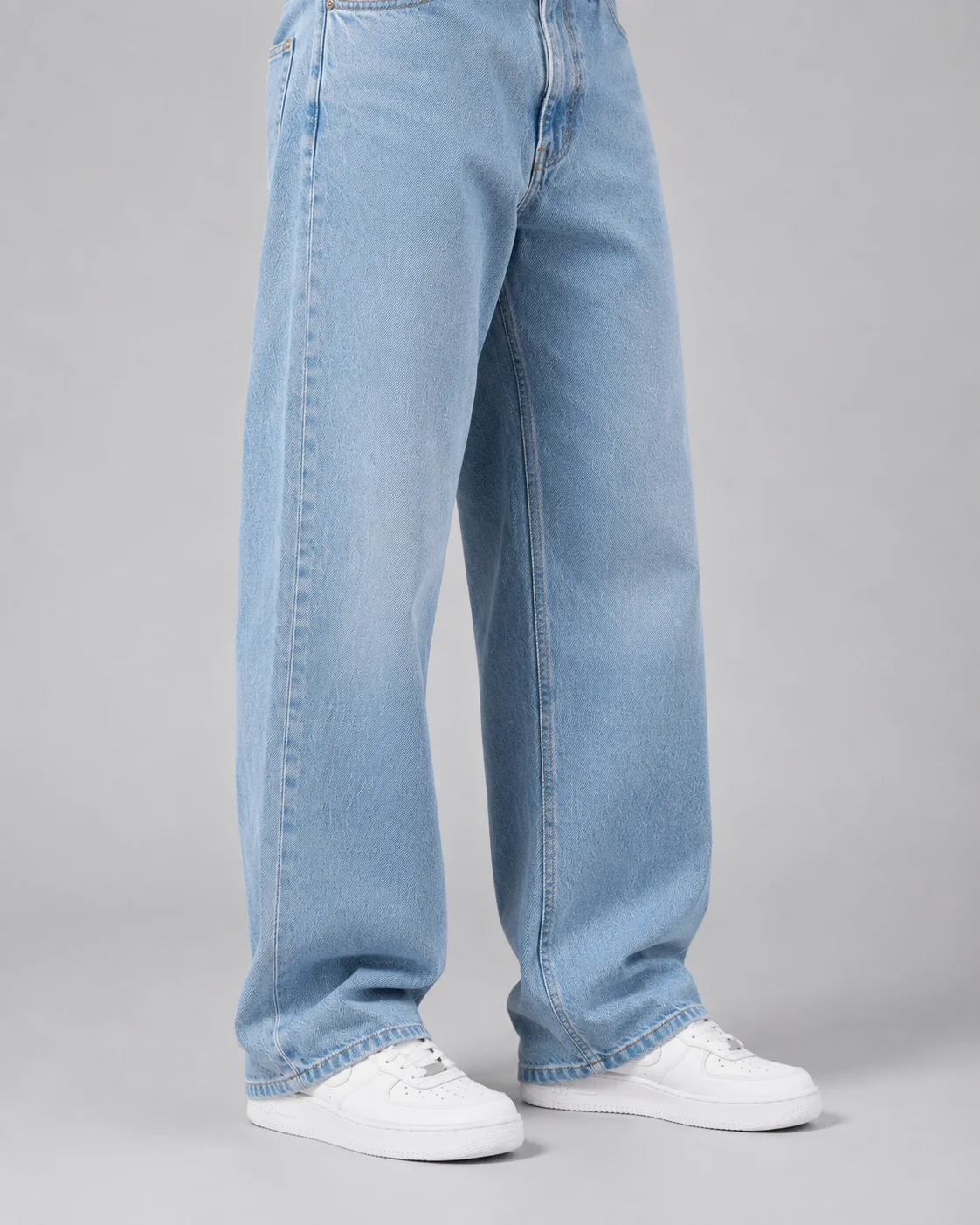 Light Blue Wide-Leg Jeans preview